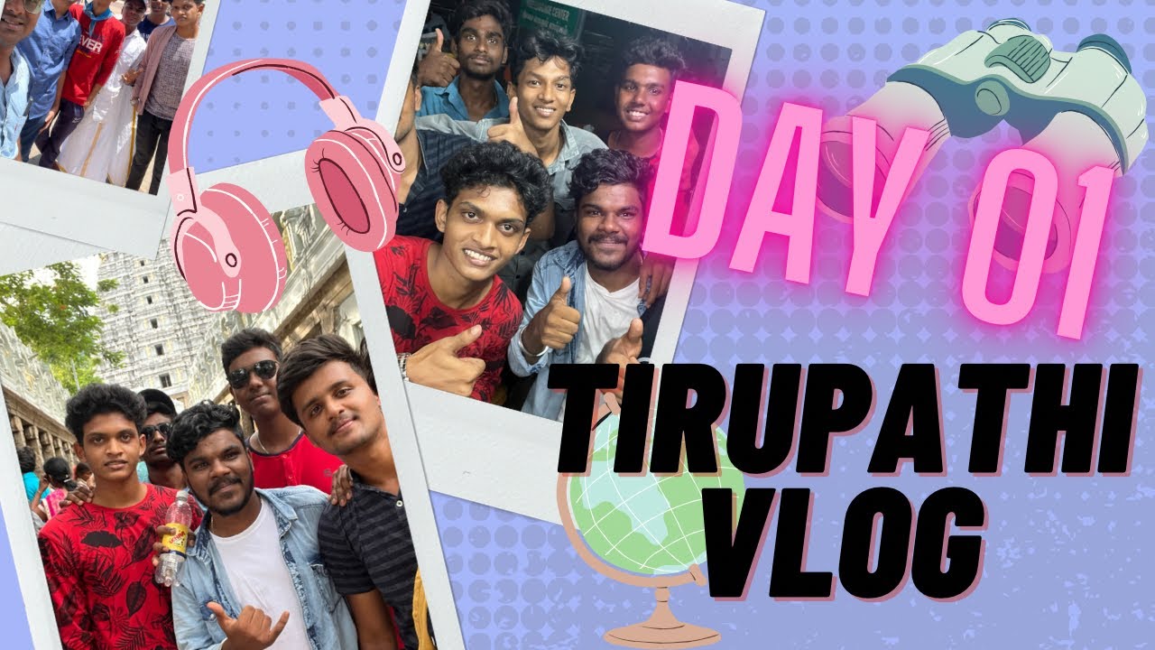Tirupathi to Tirumala by walk(Alipiri) 3550 steps with friends Vlog day 01 | Tamil Vlog