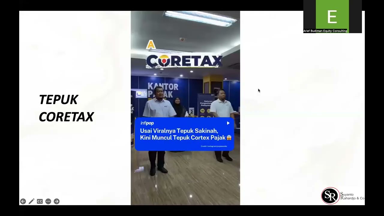 Webinar SPT Tahunan OP & Badan Via Coretax