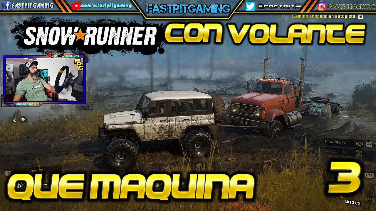 Snow Runners - 3ra Parte || Sintiendo el Poder Khan 39 Marshall / Thrustmaster setup