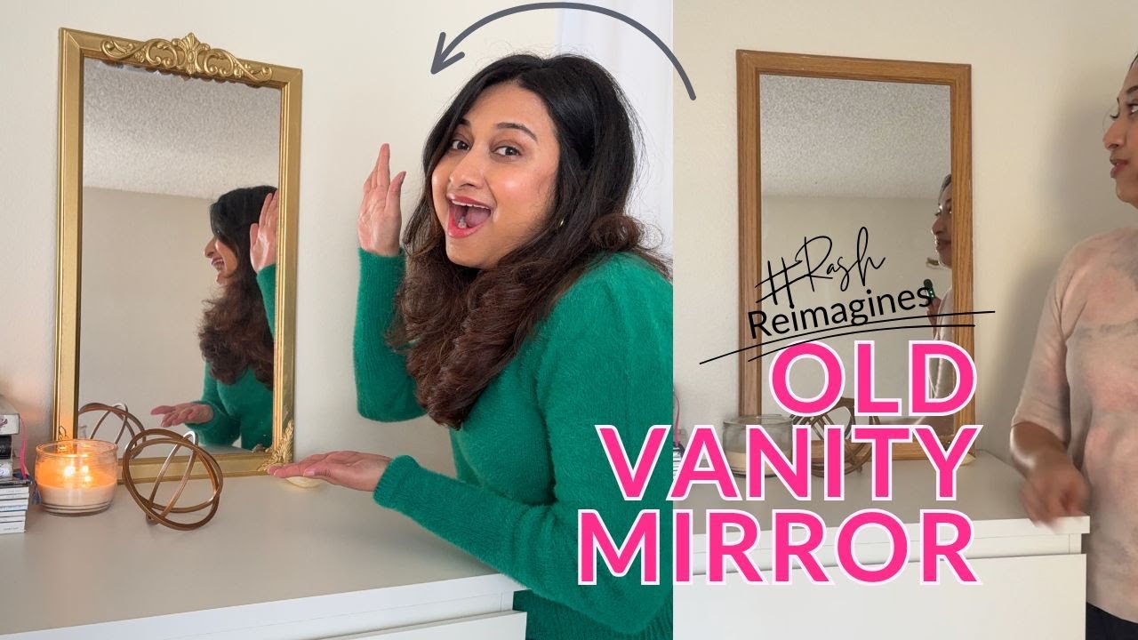 Easy DIY Vintage-Inspired Mirror | How To Get The Anthropologie Mirror Look