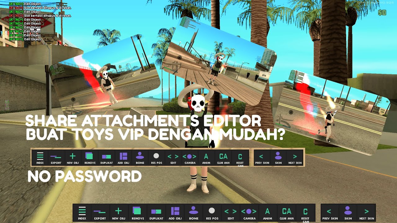 SHARE FS PEMBUAT TOYS VIP GTA SAMP TERBARU NO PASSWORD + TUTORIAL PAKAI