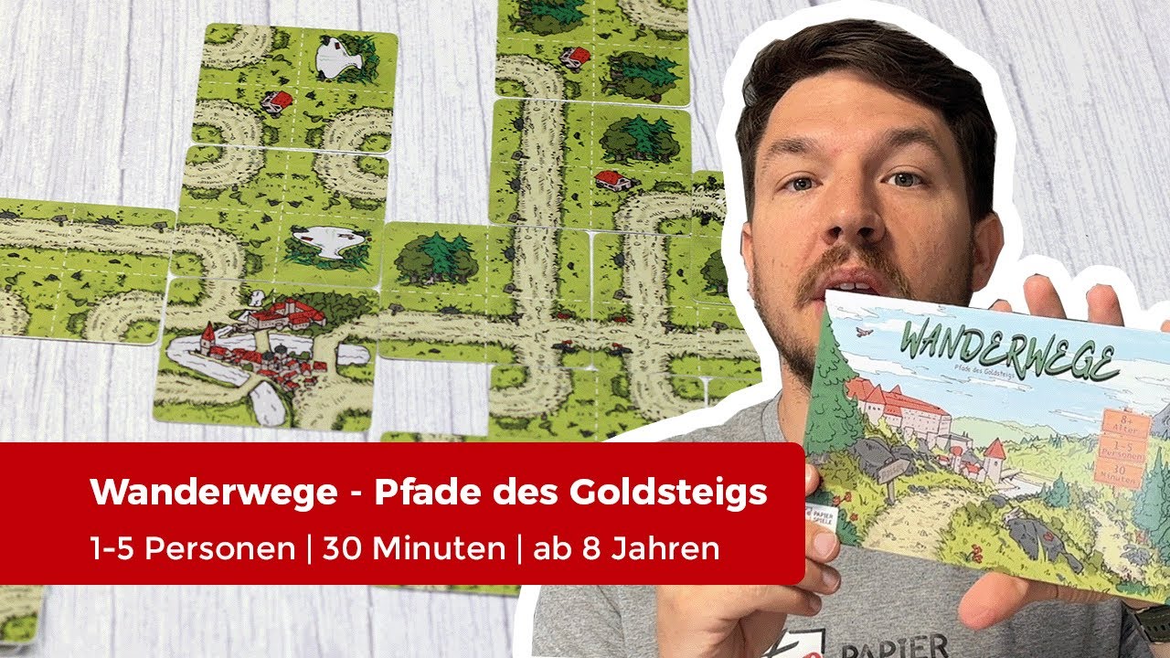 Wanderwege - Pfades des Goldsteigs / Regeln (Brettspiel)