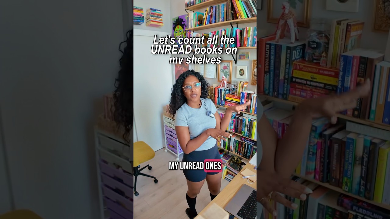 Counting the UNREAD books on my physical TBR 😱😱 #physicaltbr #bookstoread #booktok #booktubetbr