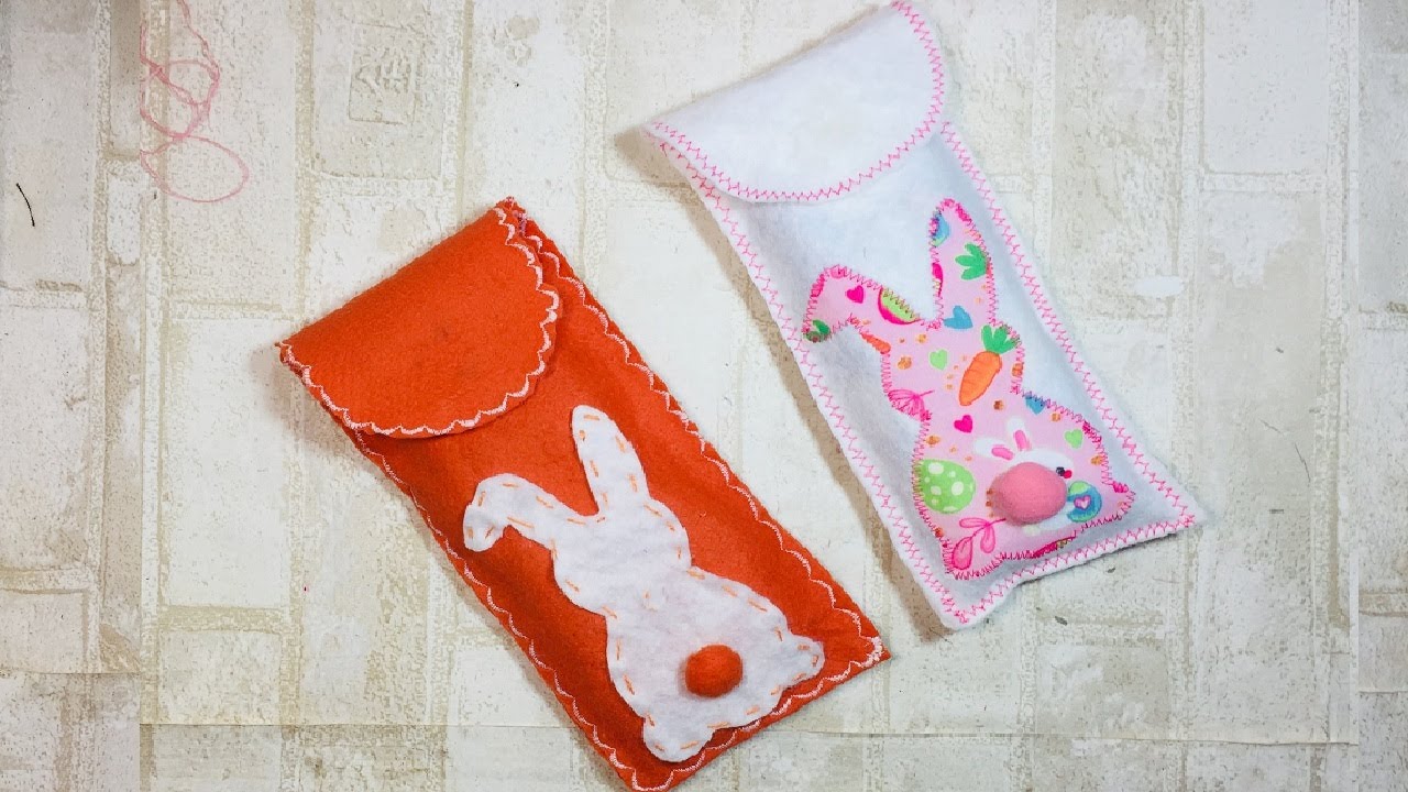 Lembrancinha Porta bis para páscoa em feltro