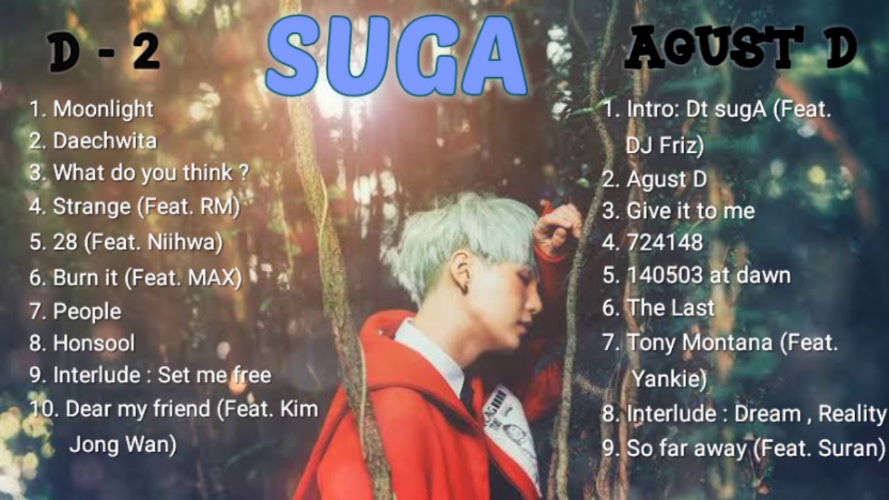 BTS SUGA - Mixtape Playlist