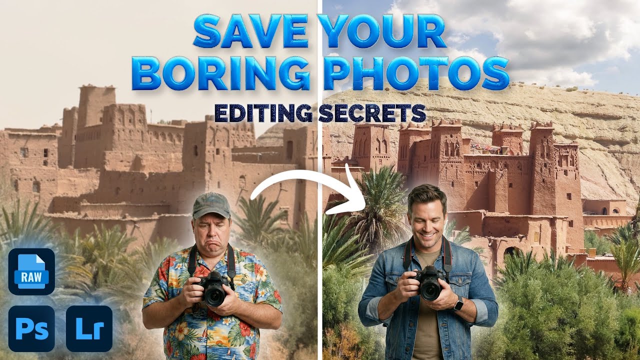 How to Save Your Boring Vacation Photos: A Professional Editing Masterclass