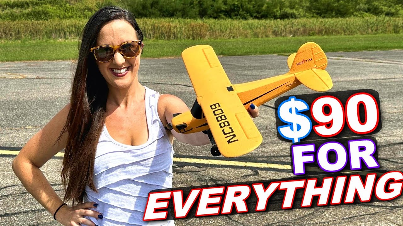 LEARN TO FLY RC Airplanes for Under $100 - Piper J3 Cub