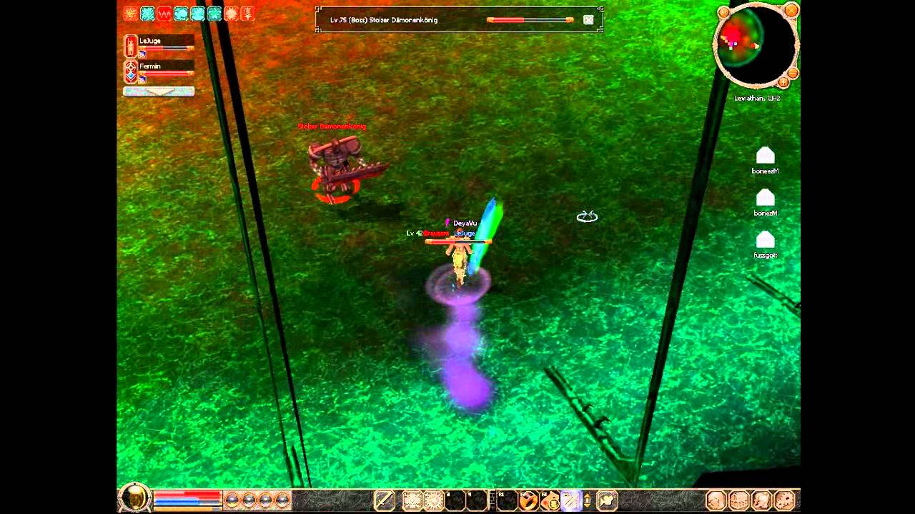 Metin2 LeJuge Lvl. 42 Vs. Stolzer D&auml;monenk&ouml;nig [OHNE BUFF] [Leviathan] [HD]
