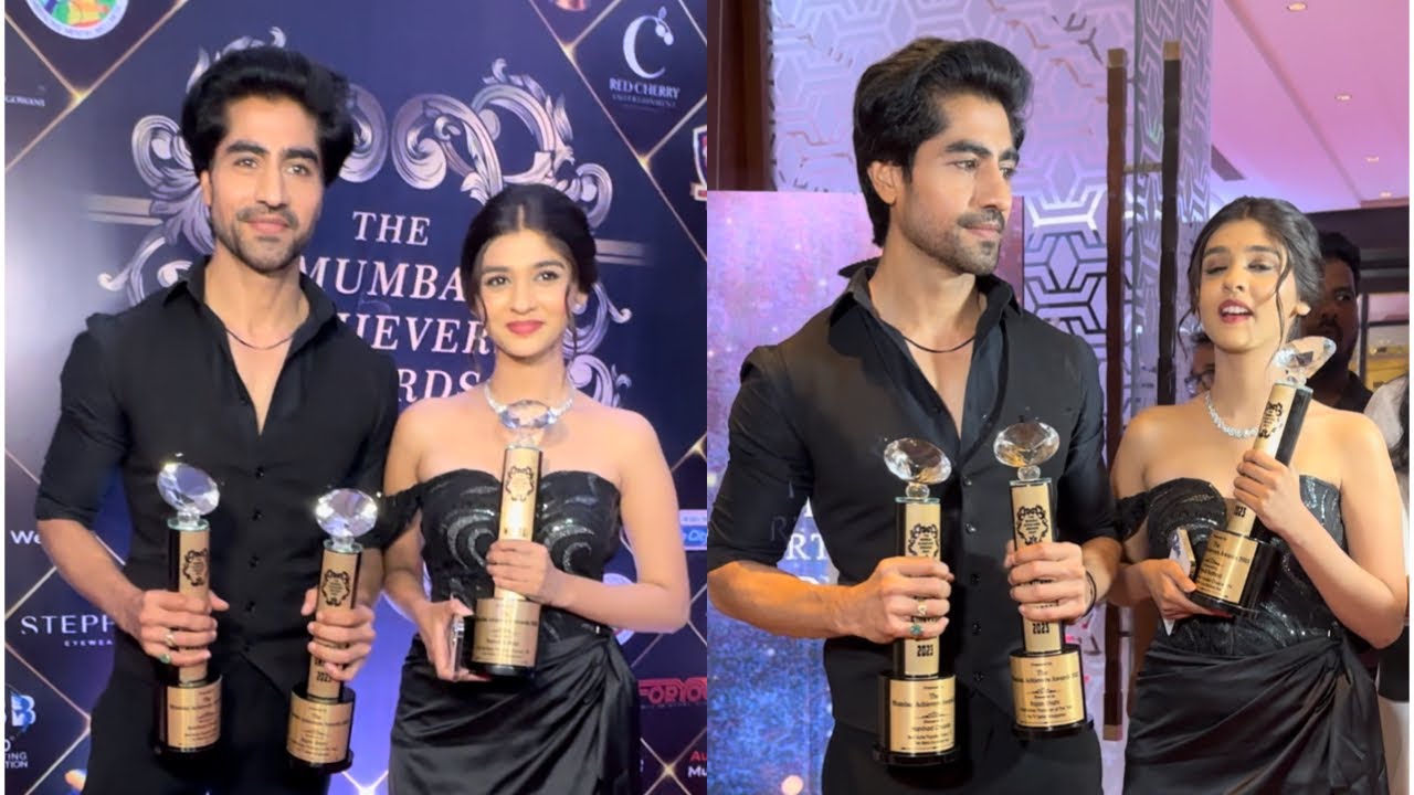 (Abhira) Pranali Rathore & Harshad Chopda got three awards looking amazing bonding