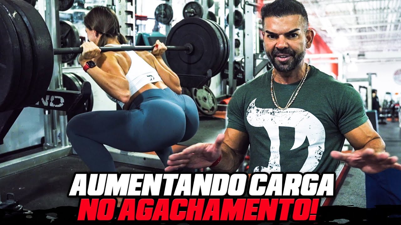 COMO AUMENTAR A CARGA NO AGACHAMENTO LIVRE COM TREINADOR KAKÁ & HELENA PETRA