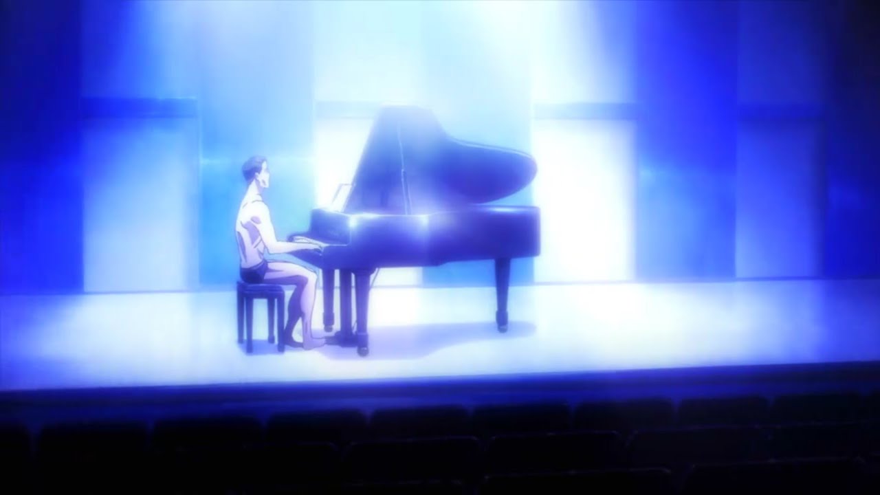 Parasyte - Gotou toca en el piano la canci&oacute;n de Chopin