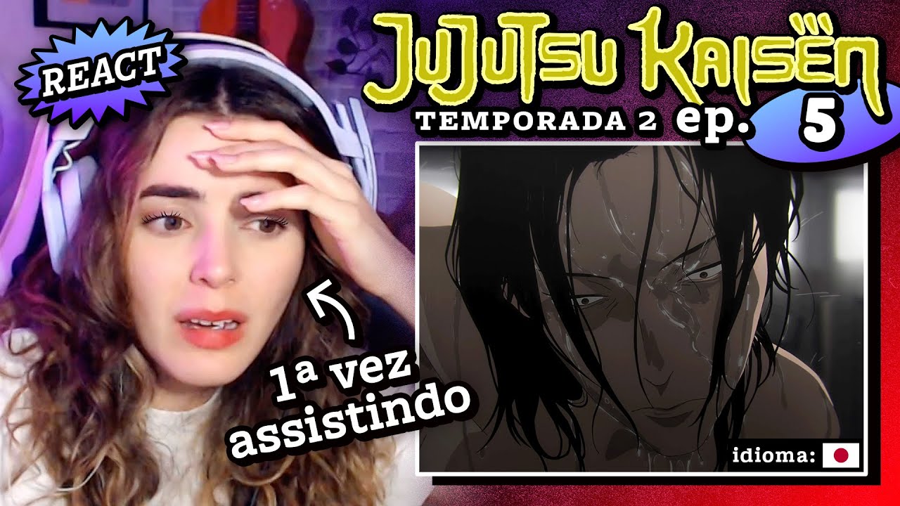 O passado do vilão Geto // React Jujutsu Kaisen 2x5