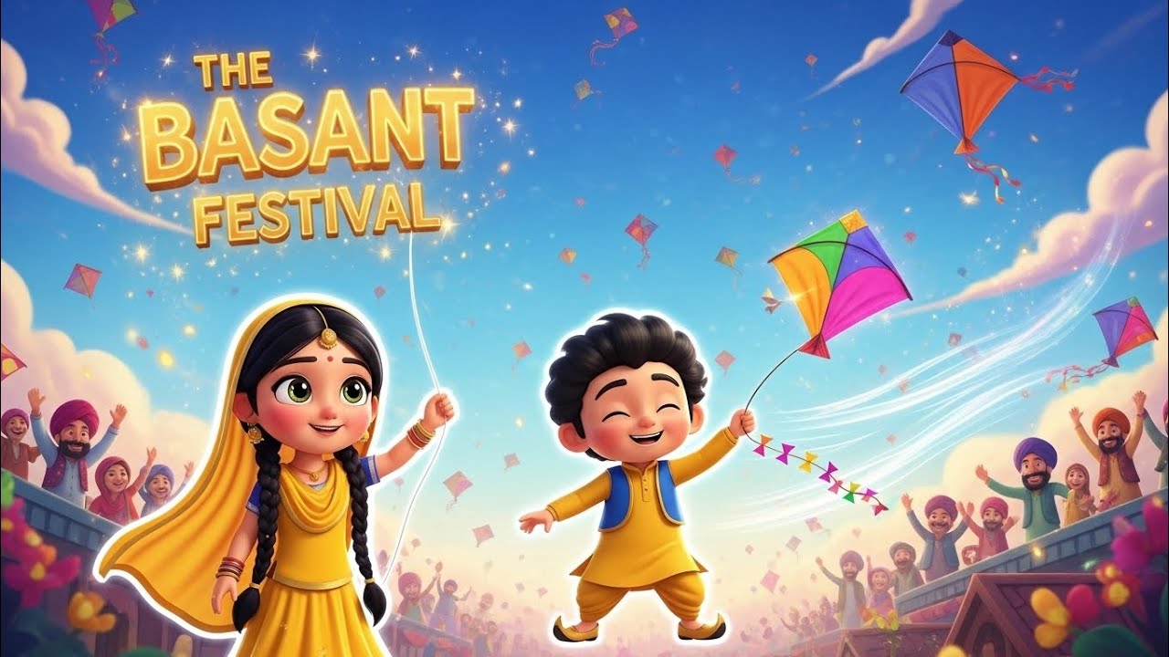 The Basant Festival 2026 | kite festival | The festive of colours and joy | kids poem 