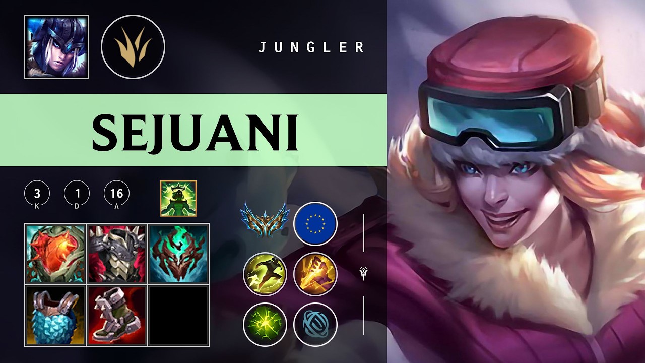 Sejuani Jungle vs Ambessa - EUW Challenger Patch 26.03