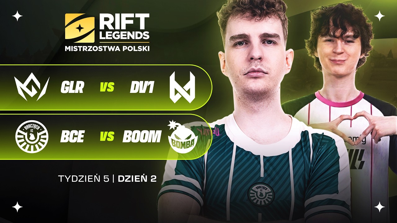🔴GLORE vs Devils.one Instreamly🔴Barcząca Esports vs Bomba Team🔴W5D2 RIFT LEGENDS SPRING SEZON 2026🔴