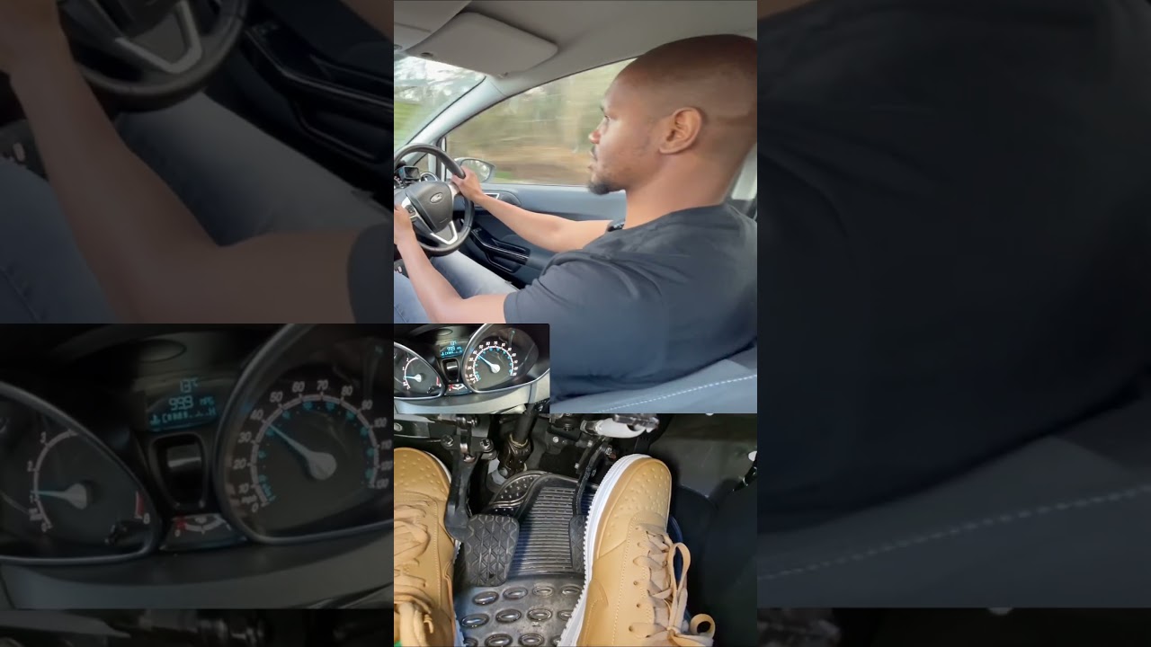 How to gear down at high speed in a manual car #drivingtesttips