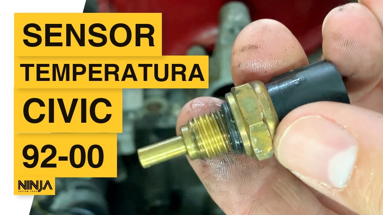 Trocando o SENSOR de TEMPERATURA de ÁGUA - Honda Civic (ECT)