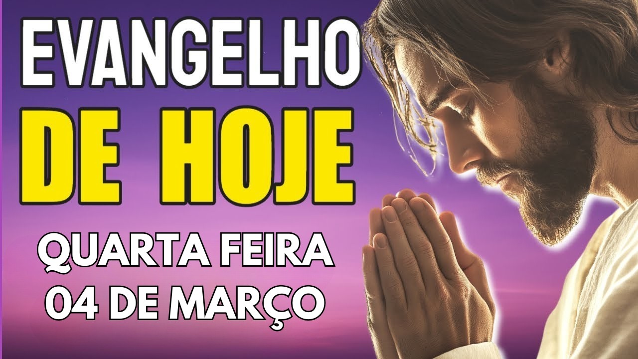 04/03 Evangelho do Dia | Mateus 20,17-28 | Quarta Feira | Com Pregação, Testemunho + Oração da Manhã