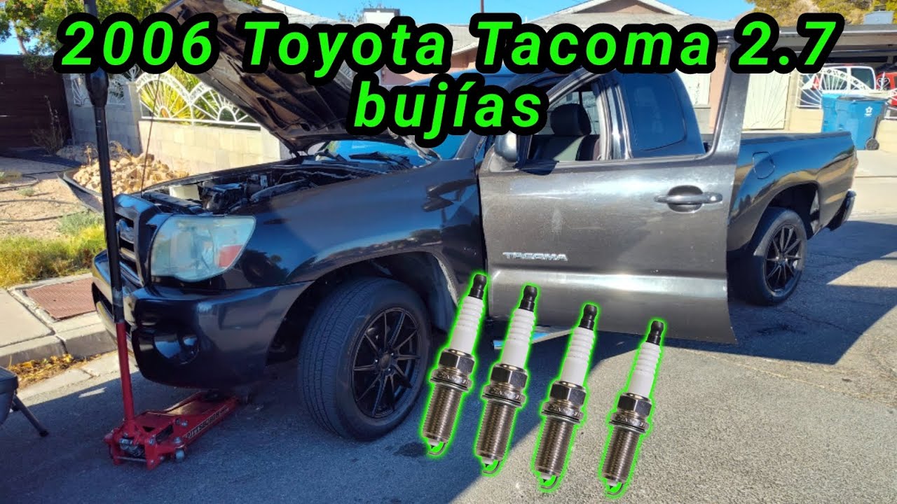 2006 Toyota Tacoma 2.7 Cómo cambiar las bujías ( How to change spark plugs )