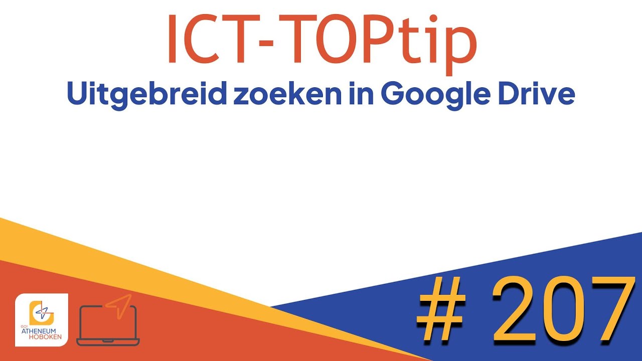 ICT TopTip #207 - Filetype zoeken Google Drive