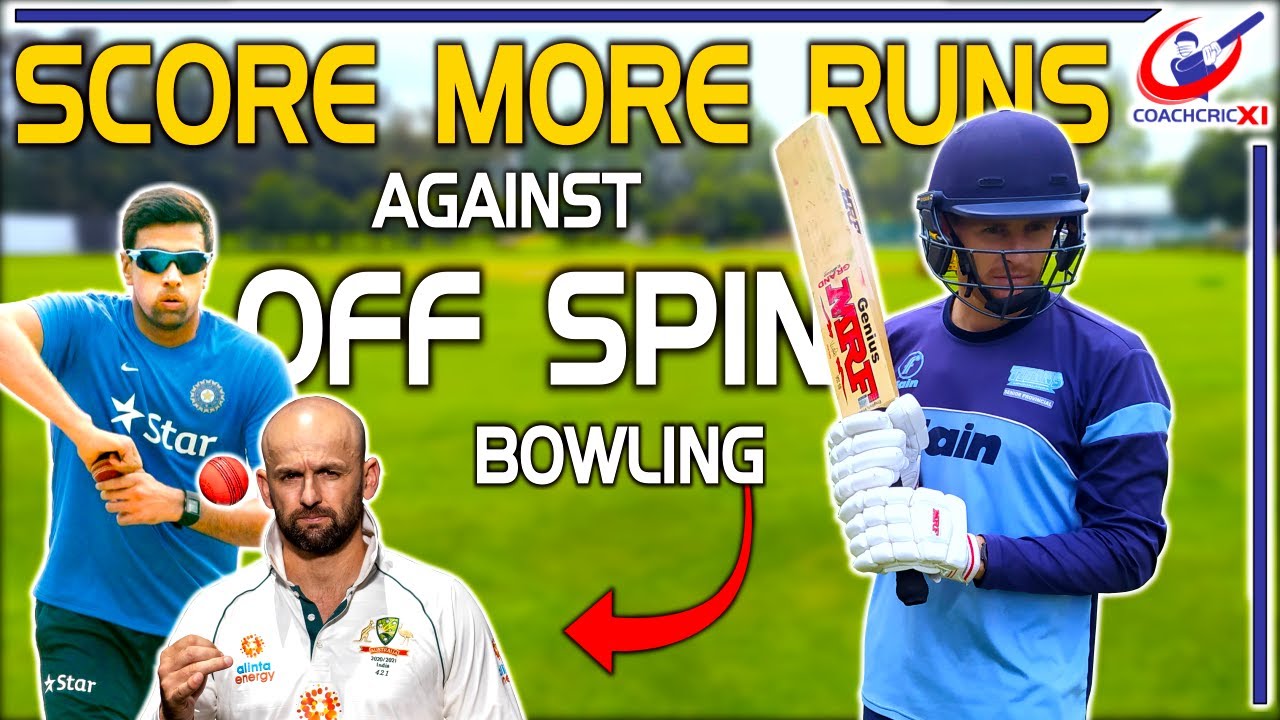 How to bat against OFF SPIN Bowling - Score more Runs - How to play spin bowling - Part 4
