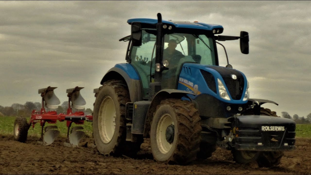 Zimowa Orka 2018 ㋡ New Holland T7 165 & Maschio Gaspardo