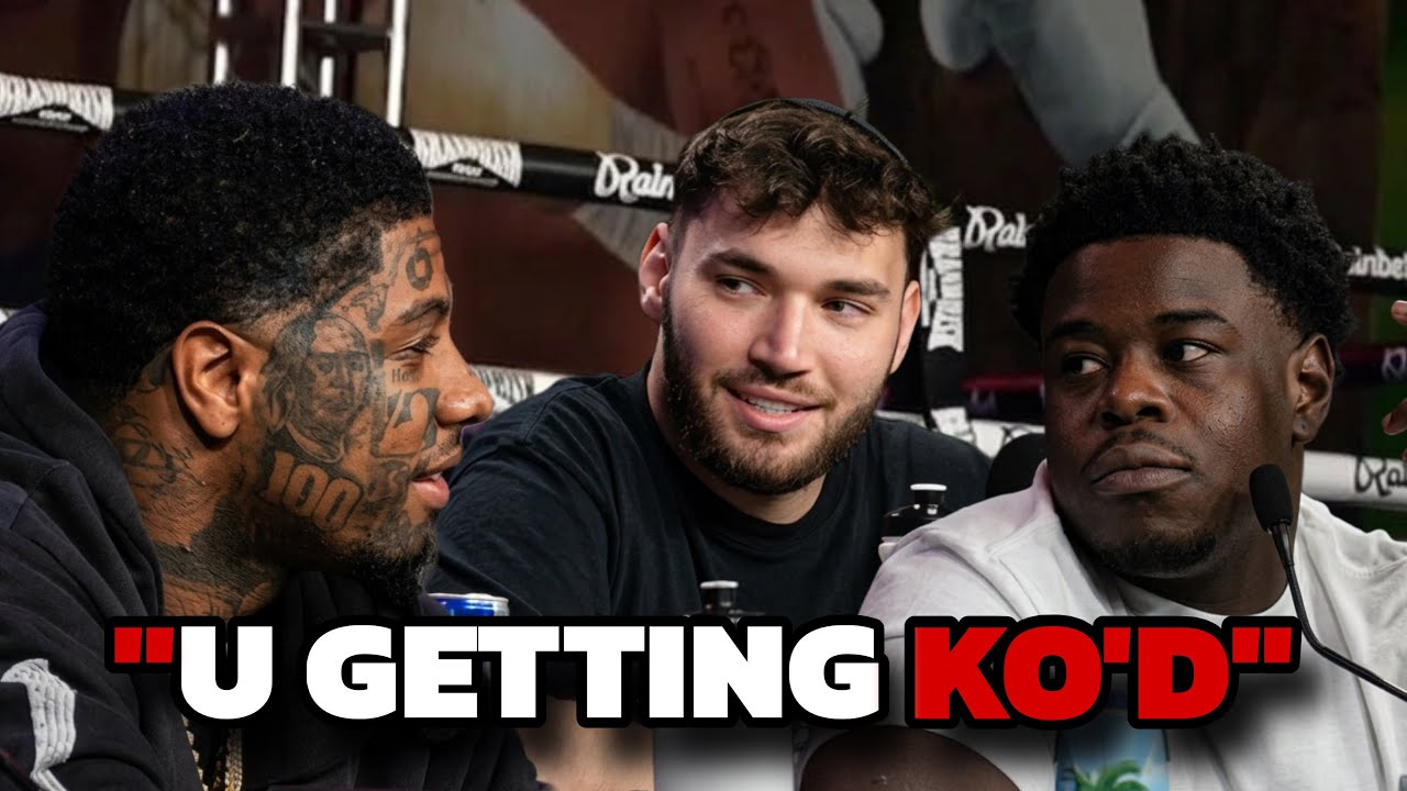 Blueface PRESS CONFERENCE Gets HEATED... ft. Adin Ross