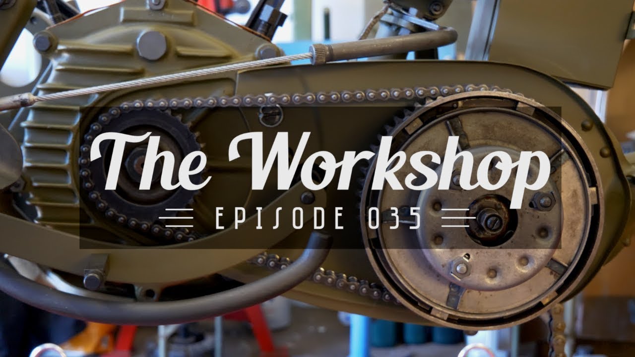 Сборка мотоцикла Harley Davidson 1943 года выпуска WLA / ep035