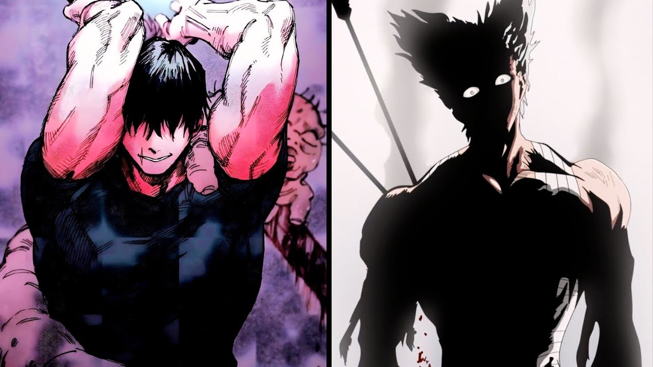 The Sorcerer Killer Toji Fushiguro vs The Hero Hunter Garou Is Pretty Close