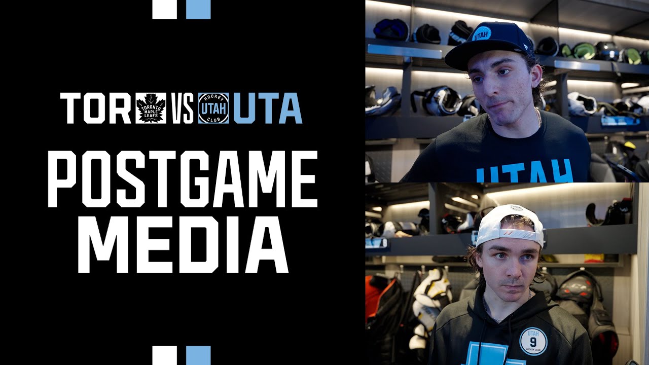 Michael Kesselring, Clayton Keller and André Tourigny | 03.10 Postgame Media
