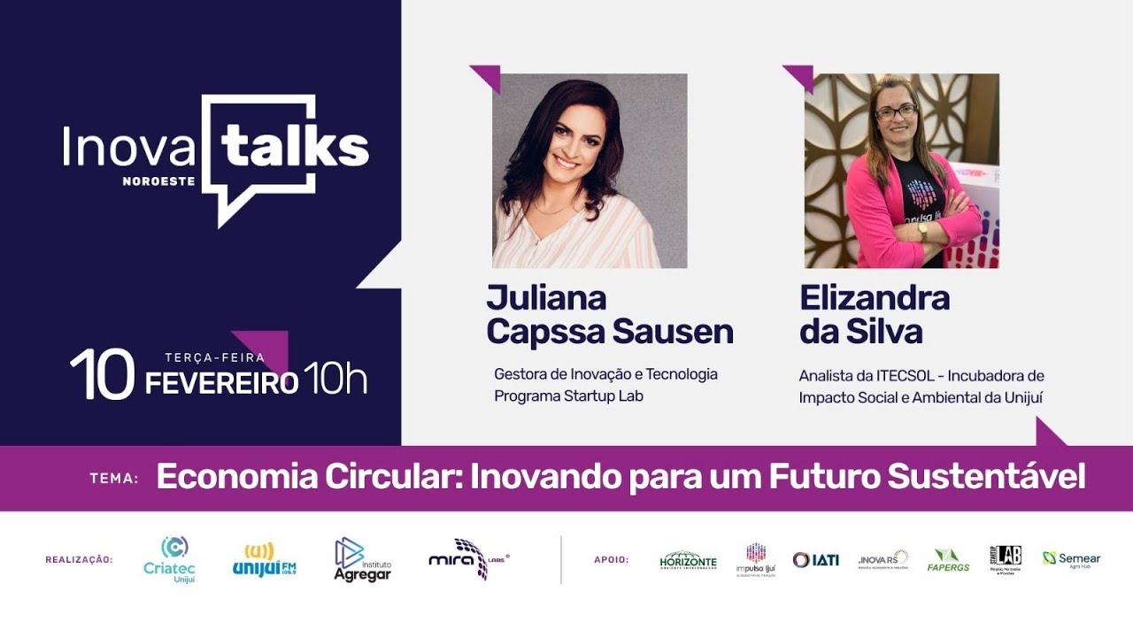 InovaTalks | Economia Circular: Inovando para um Futuro Sustentável