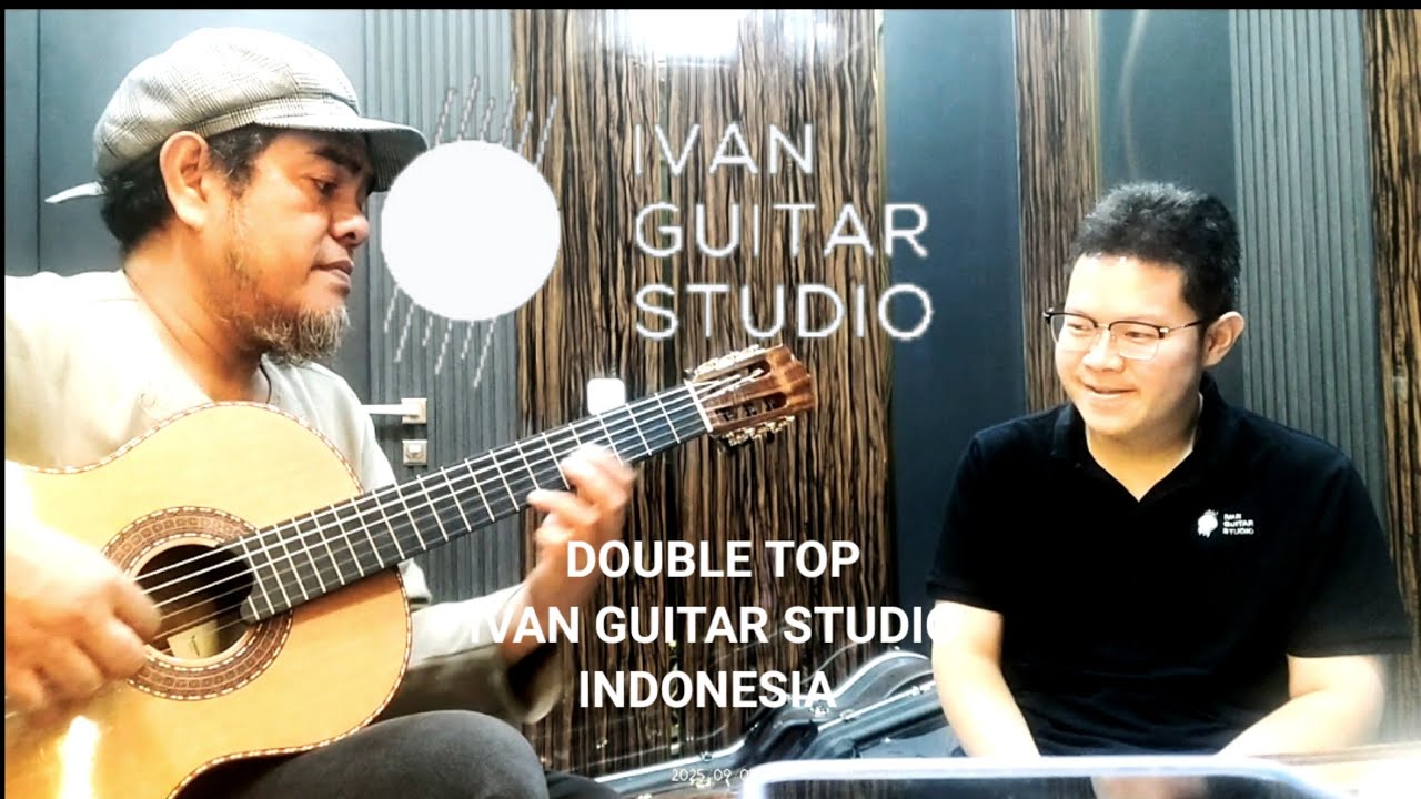 PERTAMAX DI INDONESIA GITAR DOUBLE TOP DARI @Ivan Guitar Studio 