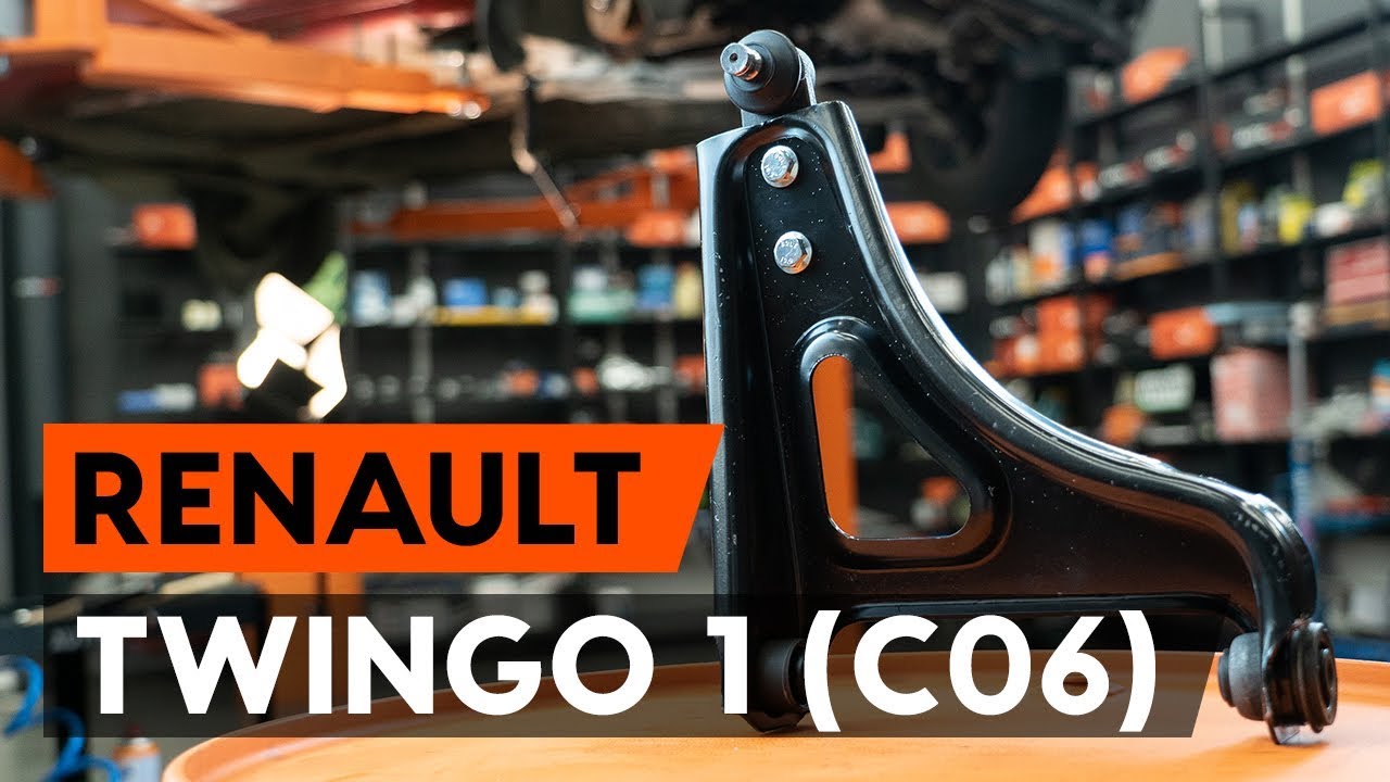 Cómo cambiar los brazo de suspensión delantera en RENAULT TWINGO 1 (C06) [ AUTODOC]