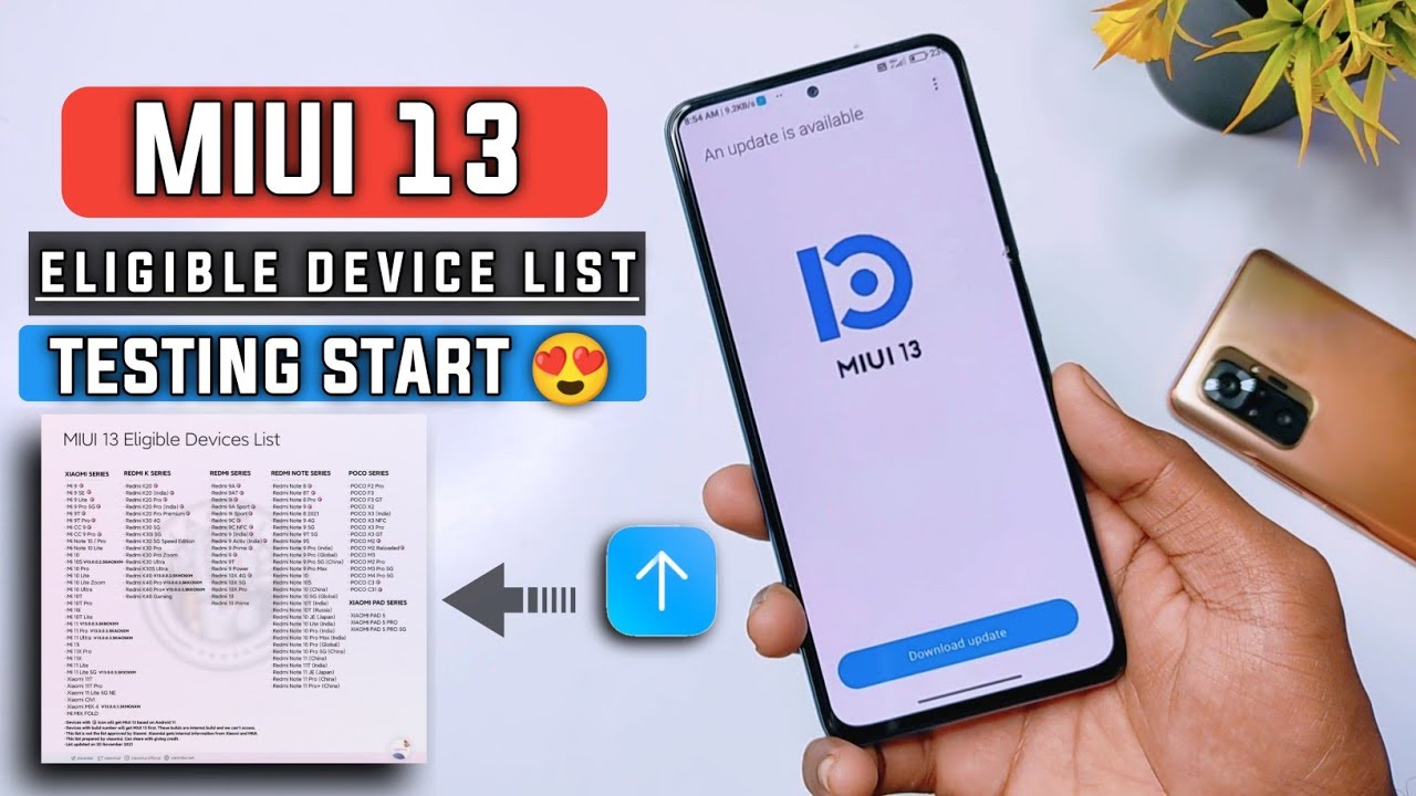 MIUI 13 Eligible Device List For Redmi/Poco Device Users | MIUI 13 Testing Start