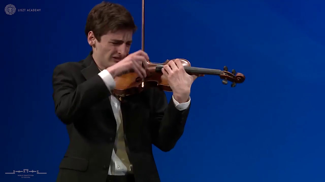 Joshua Brown   Bartok World Competition and Festival 2017 violin, Semi final