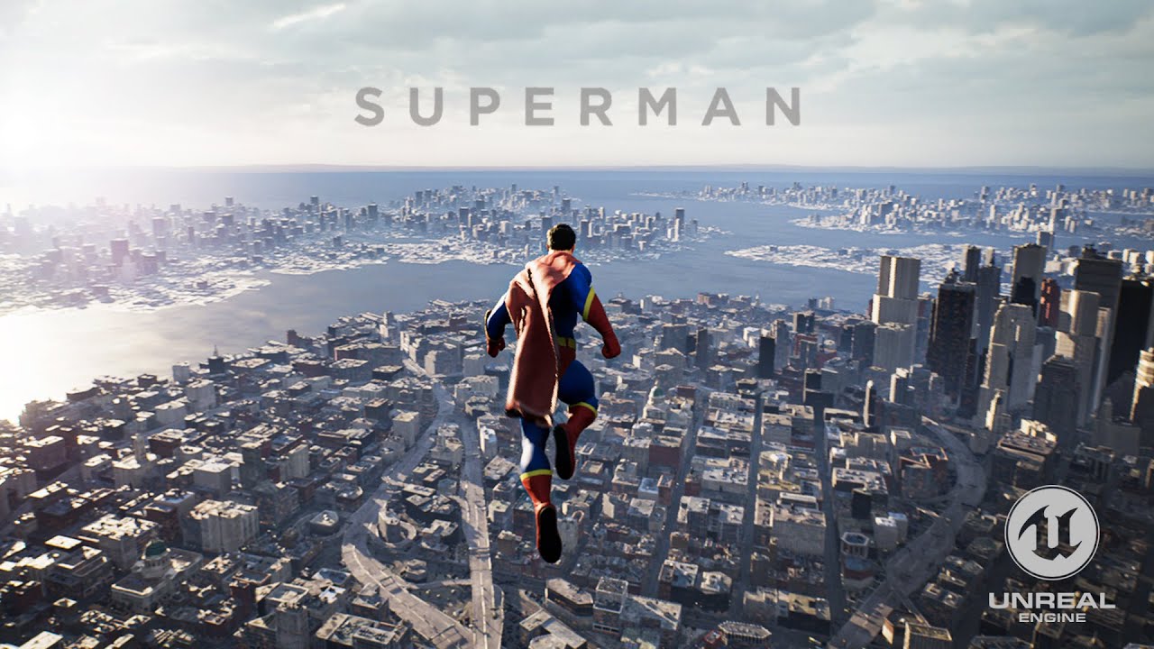 Superman Unreal Engine 5 Gameplay | Ultra Graphics | HD60fps