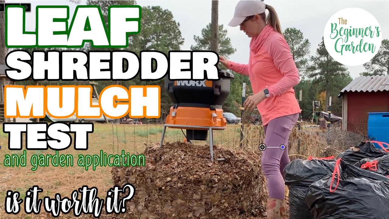 Leaf Mulcher Test & Application in the Home Garden