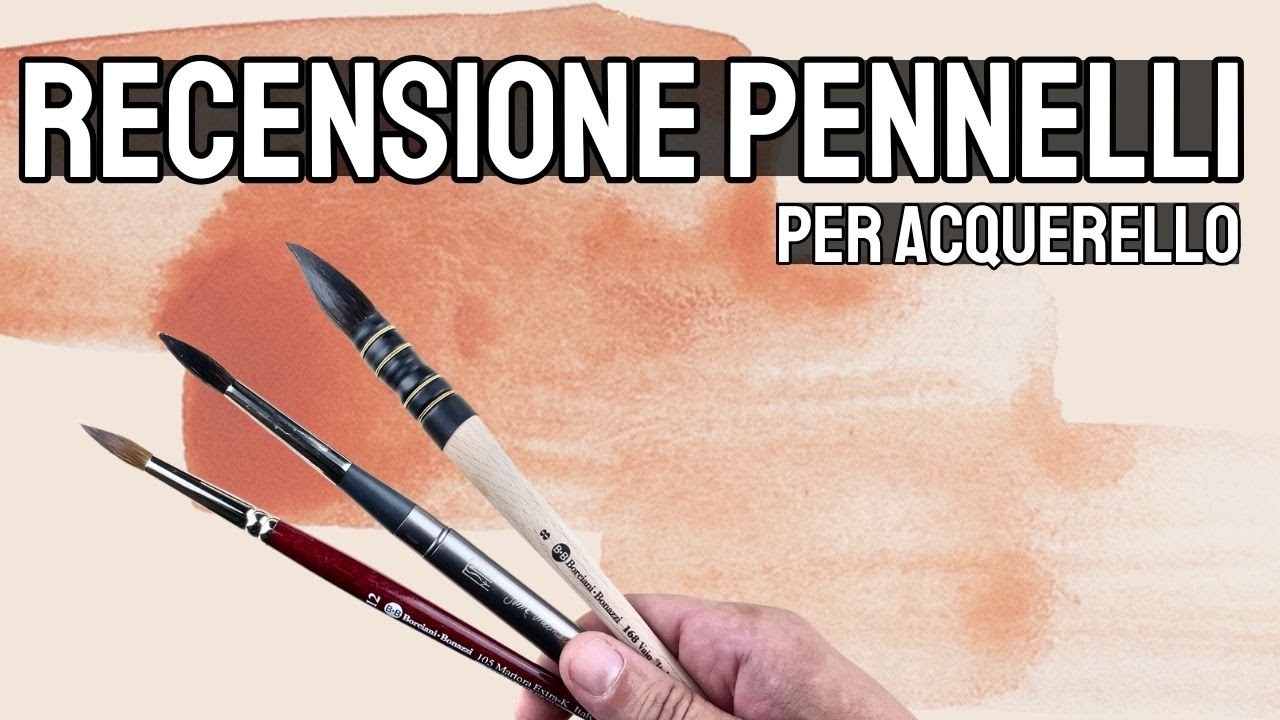 Nuovi pennelli per acquerello, sono validi? Proviamoli insieme!