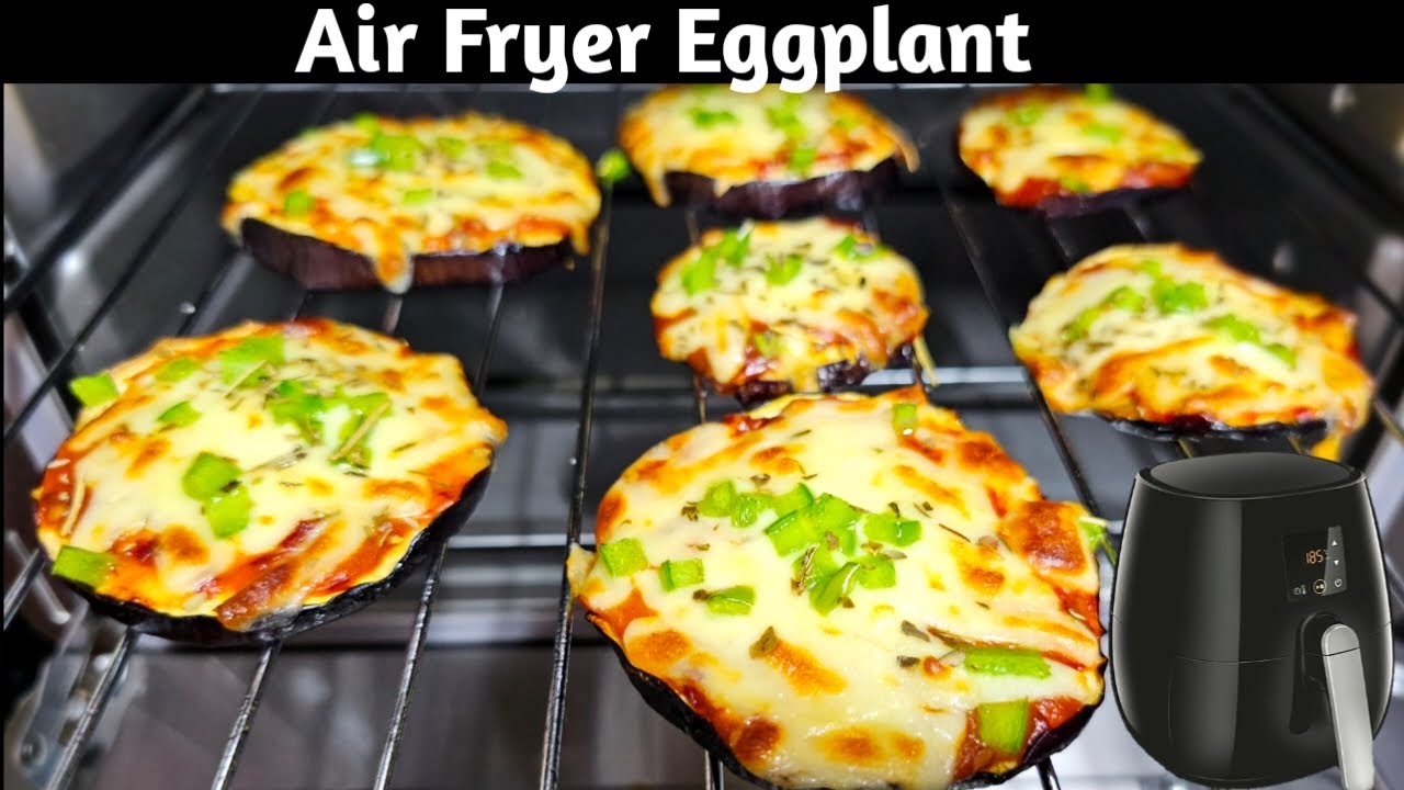 Best Air Fryer Eggplant Recipes | Cheesy Eggplant | Air Fryer Snacks Recipes