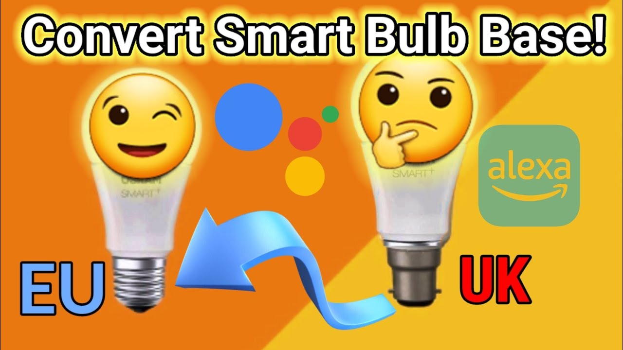 Smart Bulb Bayonet cap to Edison screw swap no adapter needed! B22 E27 #ElectronicsCreators