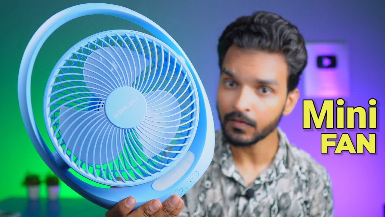 Portable Mini Fan Unboxing & Review | Bajaj Pygmy Go | mini fan review
