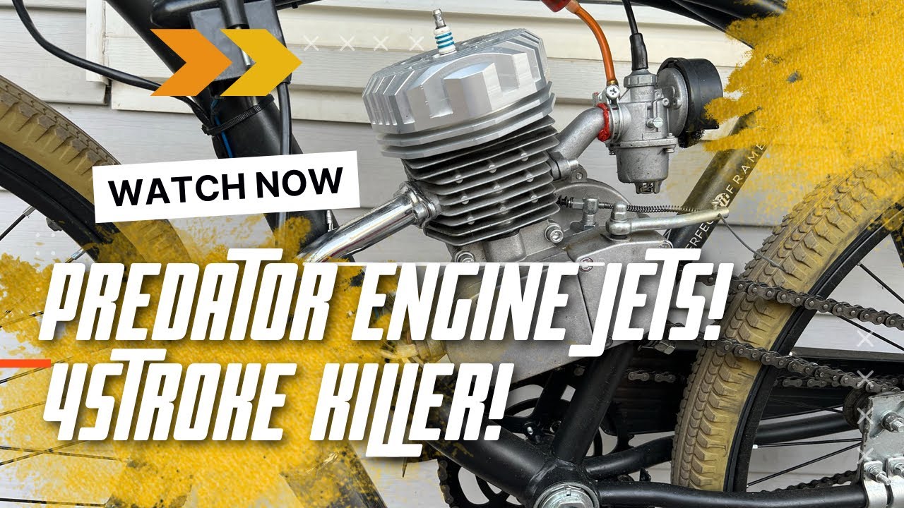 How to cure 4 stroking on a 2 Stroke. Motorized-bicycle. zeda 80 Firestorm