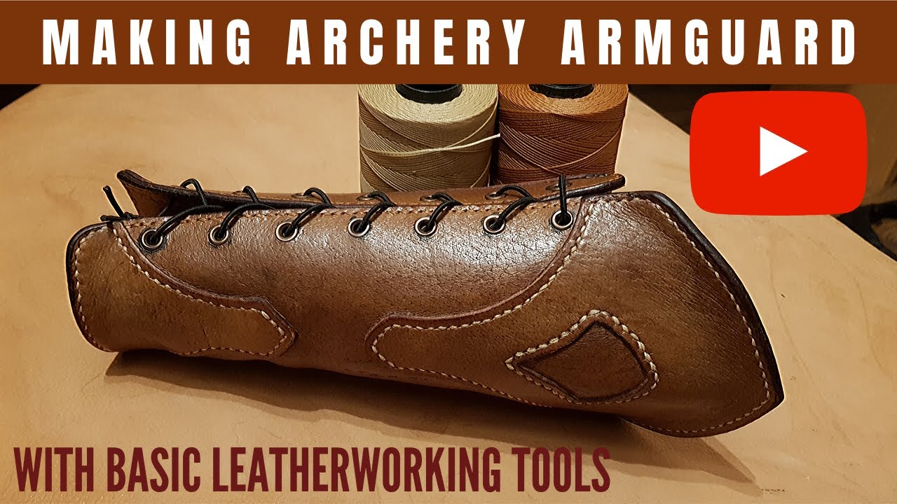 Jak powstaje skórzany karwasz || How an armguard is made