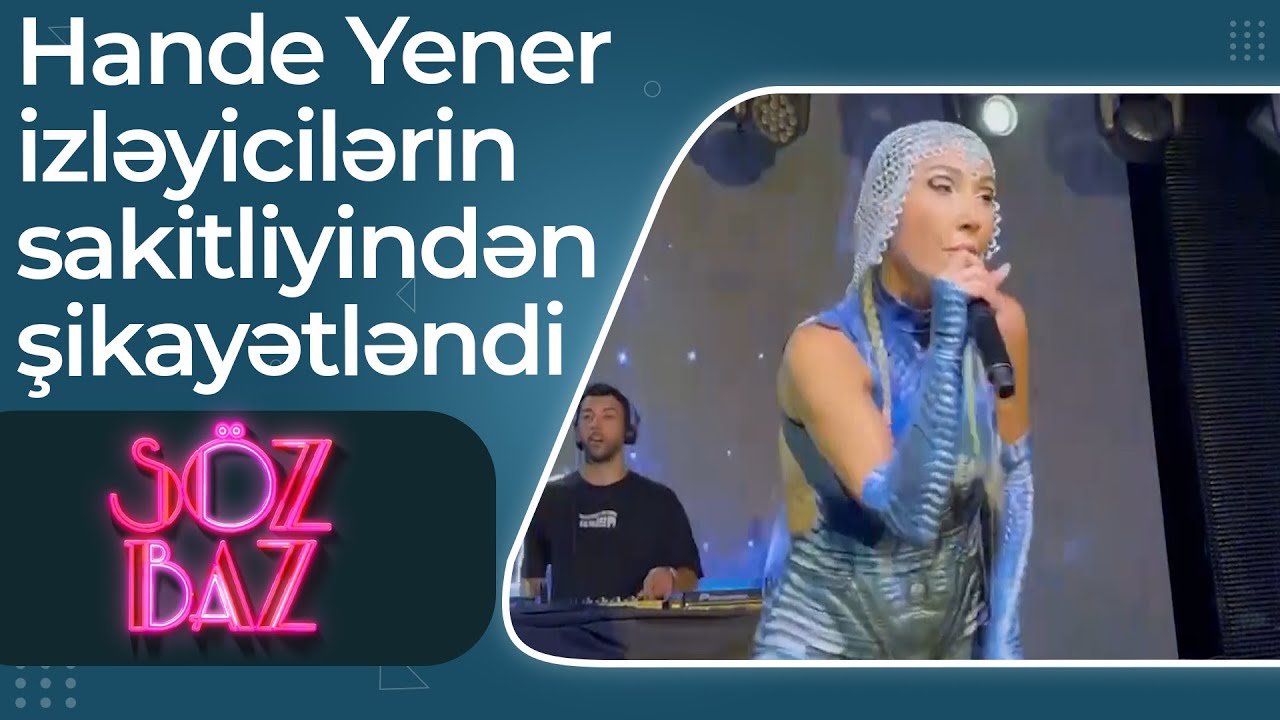 Hande Yenerin Bakı konsertindən görüntülər – Söz Baz