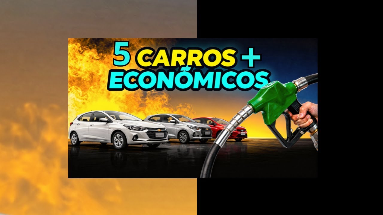 5 carros mais econômicos do Brasil em 2026