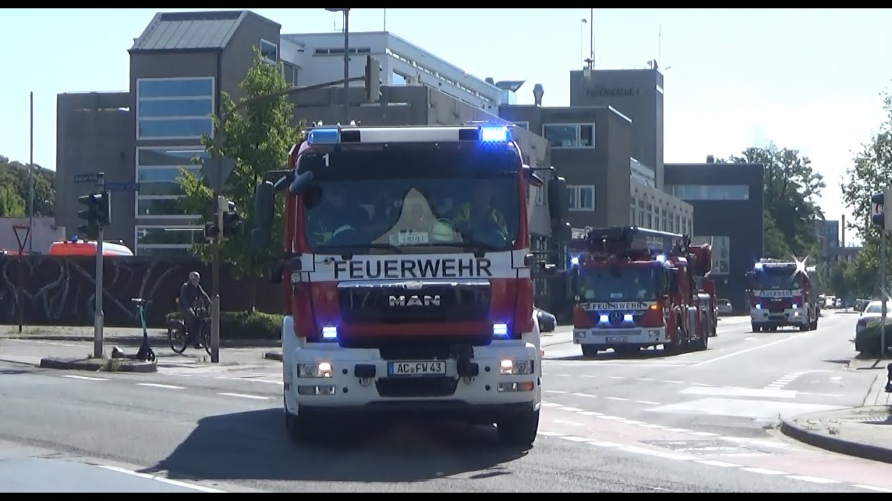 (Pressluft/Bullhorn) Einsatzfahrten Feuerwehr & Rettungsdienst in Aachen