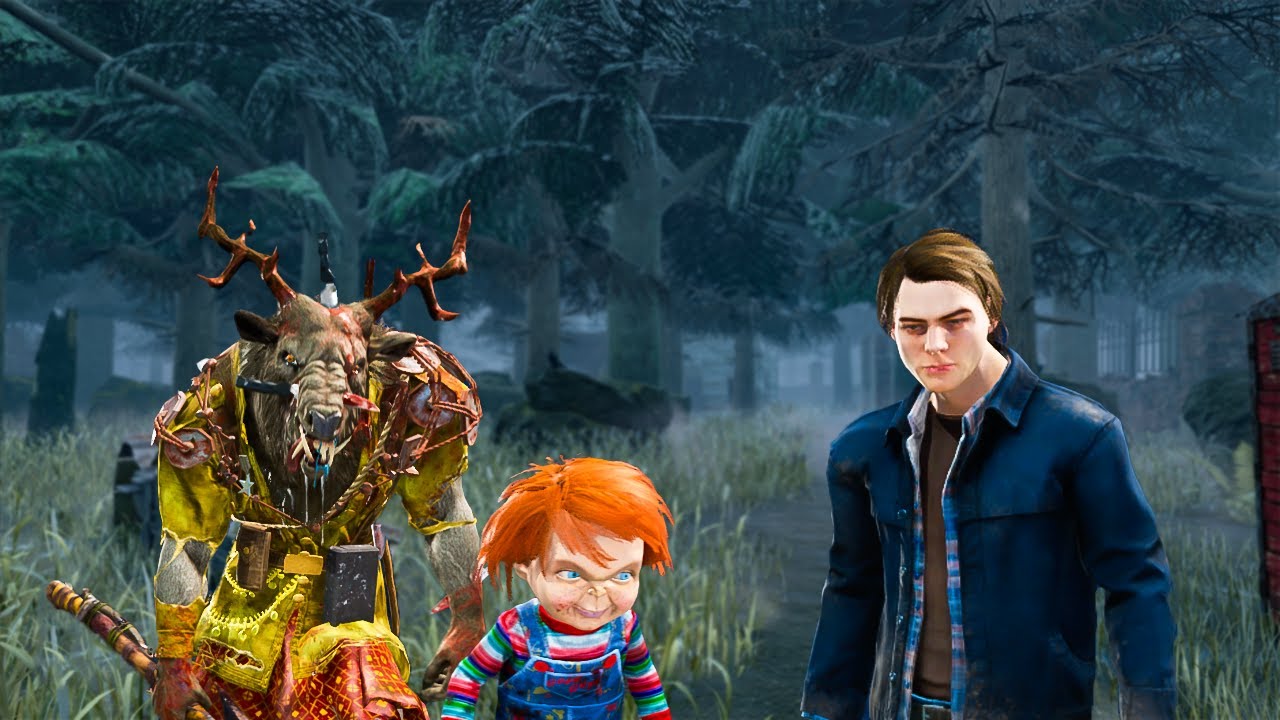Survivor vs Chucky & Were-Elk Gameplay | Dead By Daylight