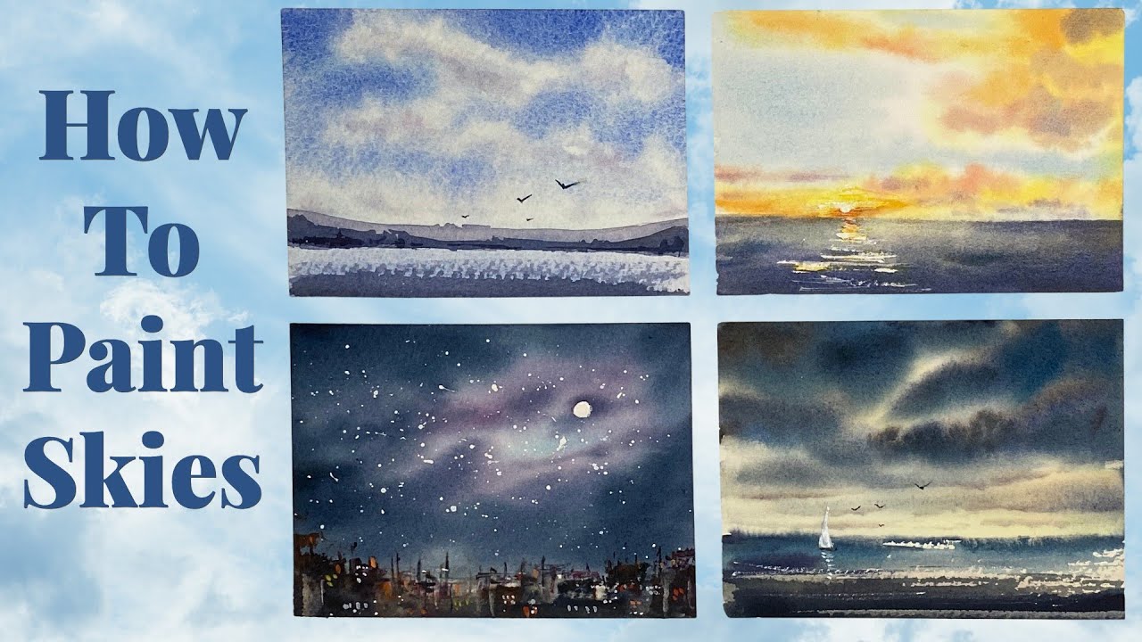 Every Watercolour Sky You'll Need - Part 2