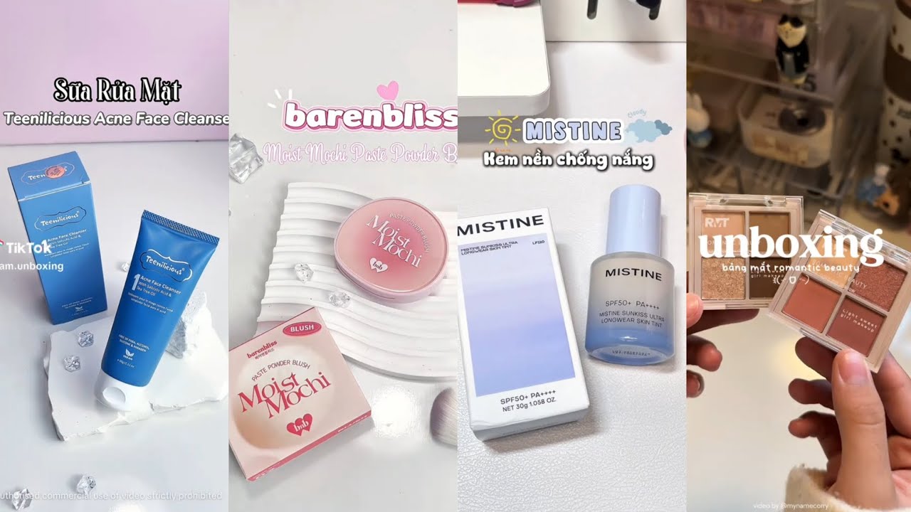 【Shopee Haul】Review đồ skincare, makeup: sữa rửa mặt, son, má hồng, kem dưỡng, phấn mắt, kem nền...