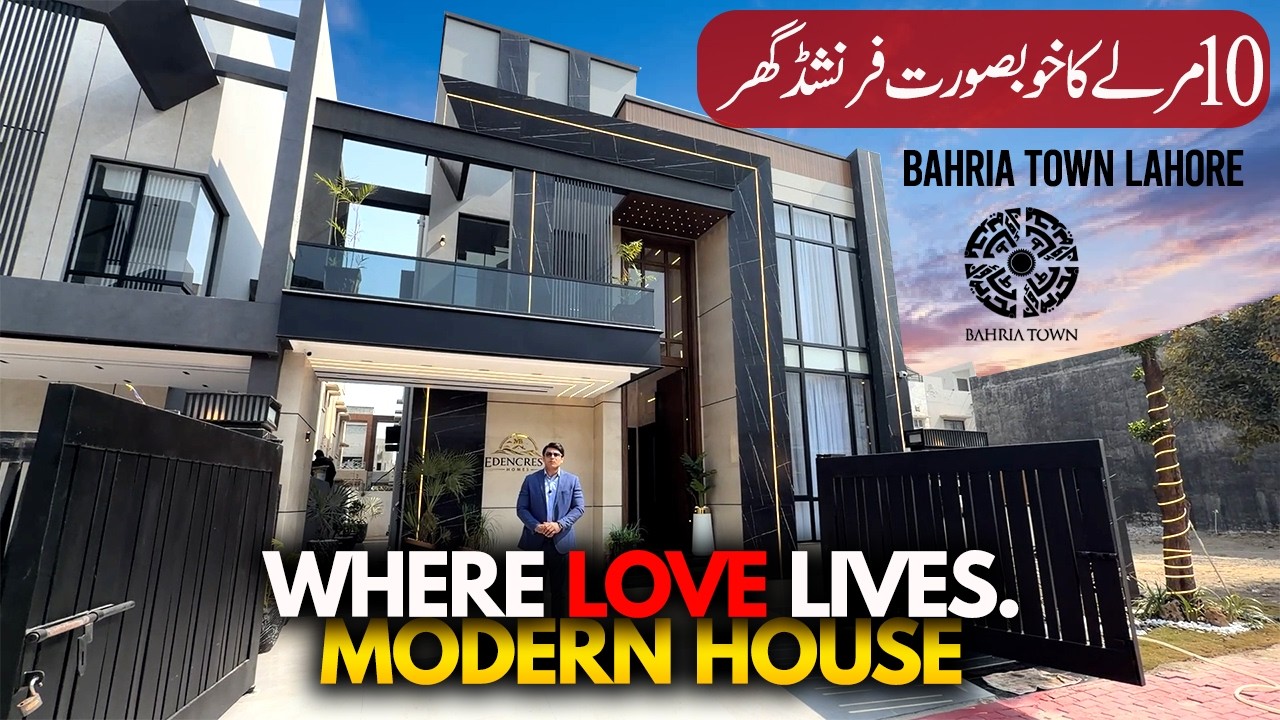 10 Marla Brand New Fully Furnished Luxury House Available For Sale In Bahria Town Lahore | PPS